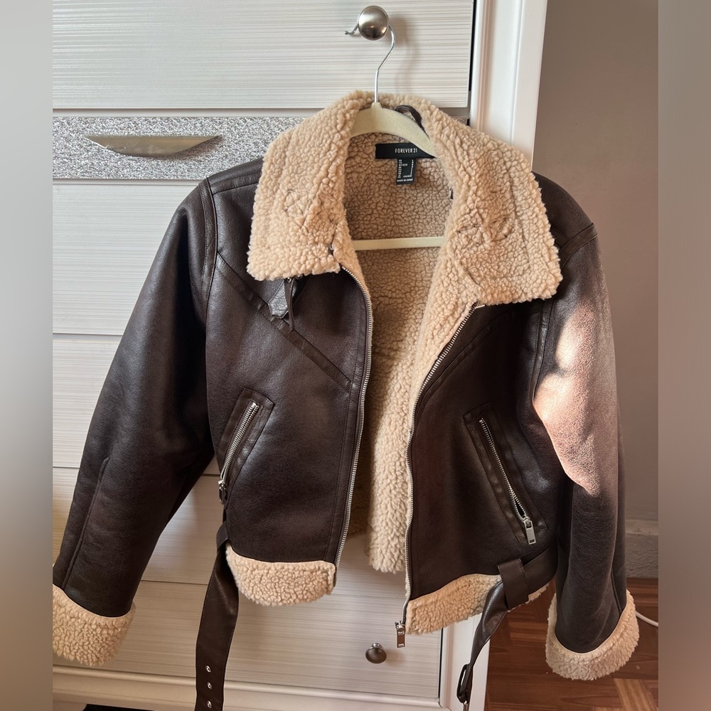 Brown Moto Jacket